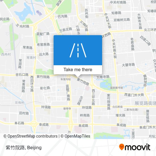 紫竹院路 map