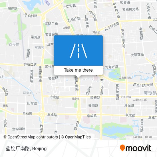 蓝靛厂南路 map