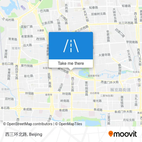 西三环北路 map