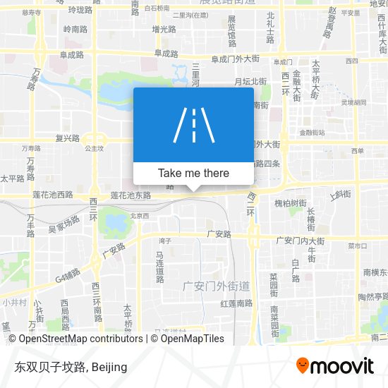 东双贝子坟路 map