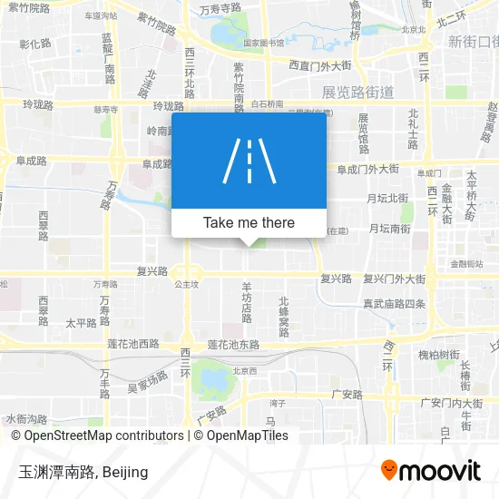 玉渊潭南路 map
