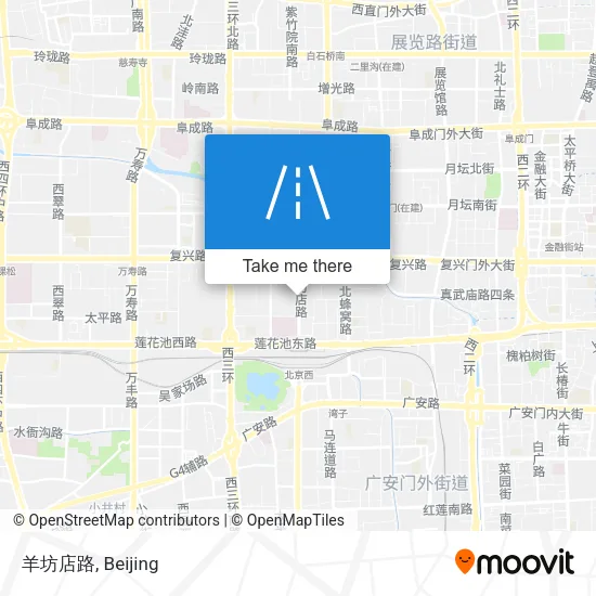 羊坊店路 map