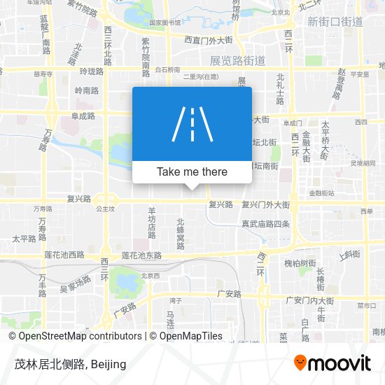 茂林居北侧路 map