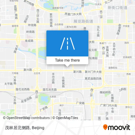 茂林居北侧路 map