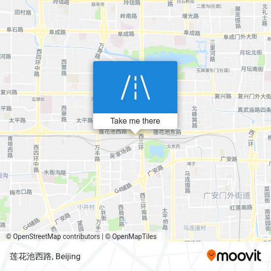 莲花池西路 map