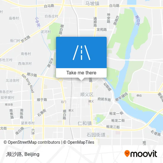 ;顺沙路 map