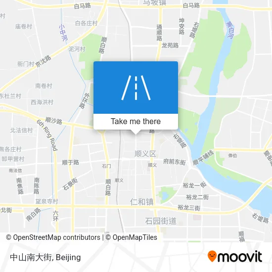 中山南大街 map