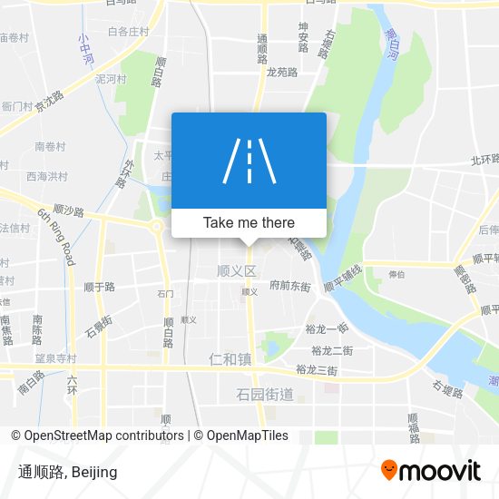 通顺路 map