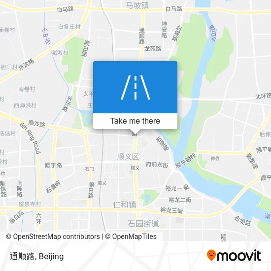 通顺路 map