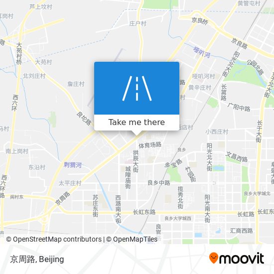 京周路 map