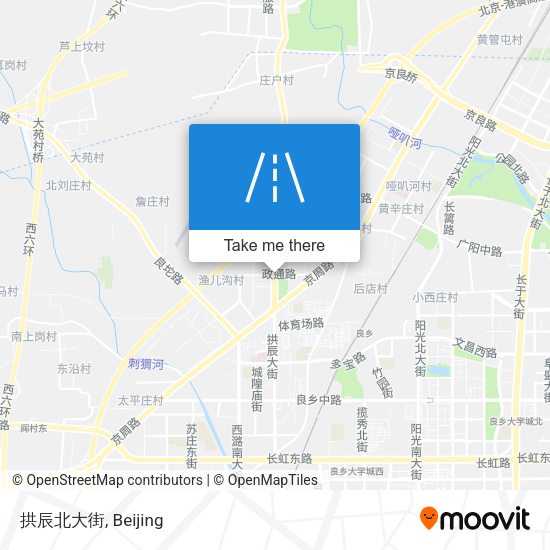 拱辰北大街 map