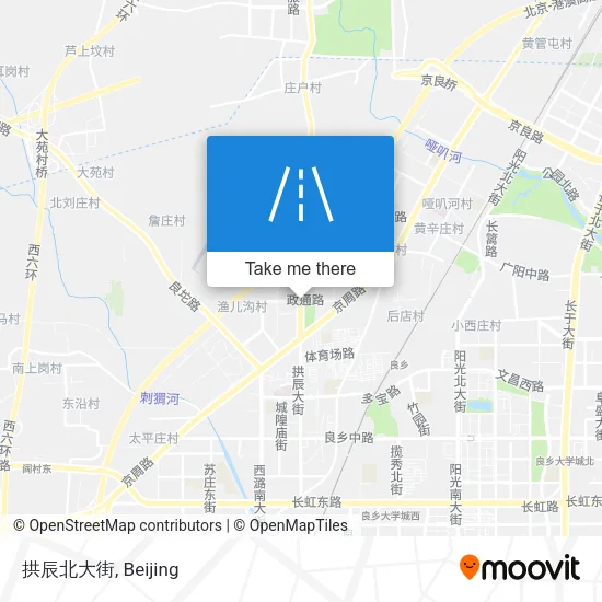 拱辰北大街 map