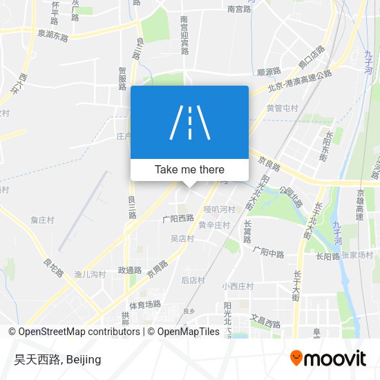 昊天西路 map
