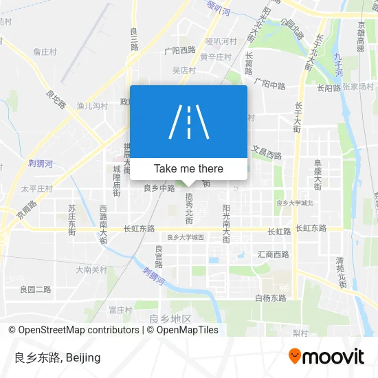 良乡东路 map