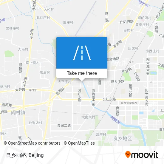 良乡西路 map