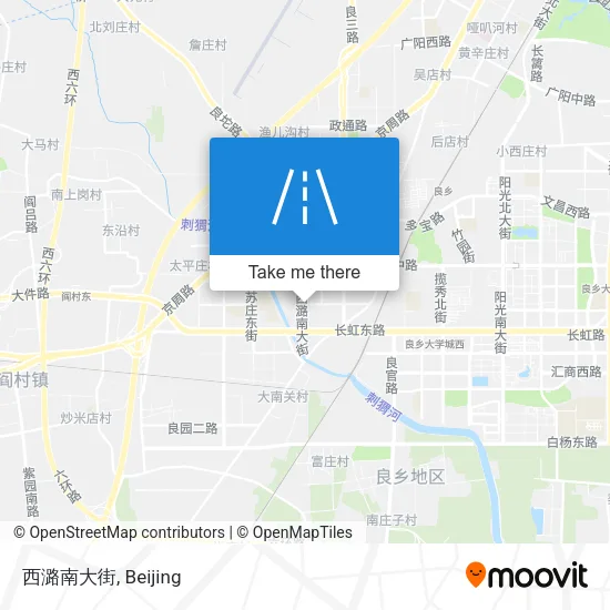 西潞南大街 map