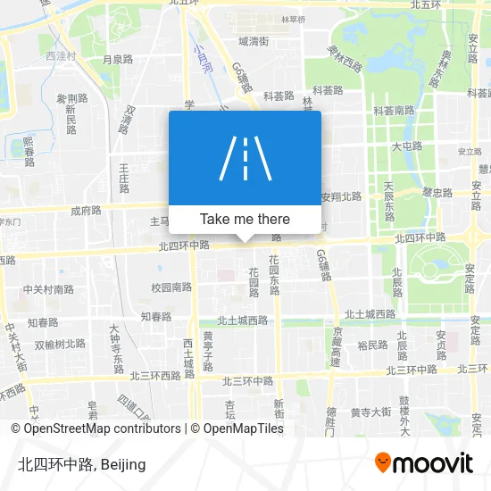 北四环中路 map