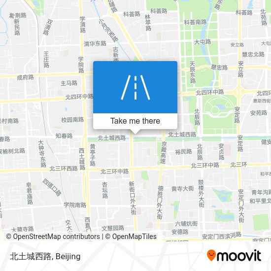 北土城西路 map