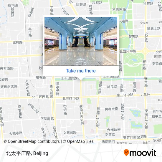 北太平庄路 map
