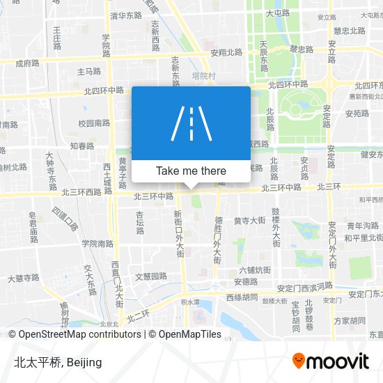 北太平桥 map
