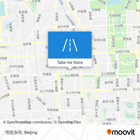塔院东街 map