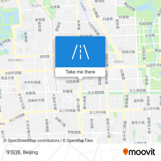 学院路 map
