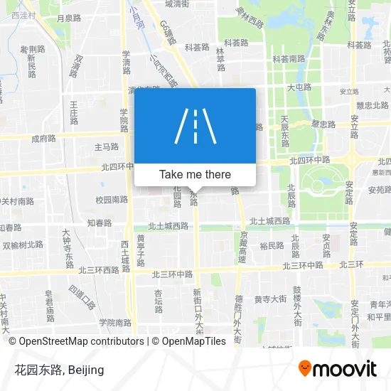 花园东路 map