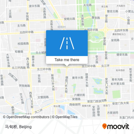 马甸桥 map