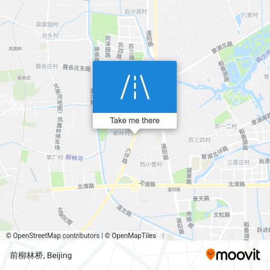 前柳林桥 map