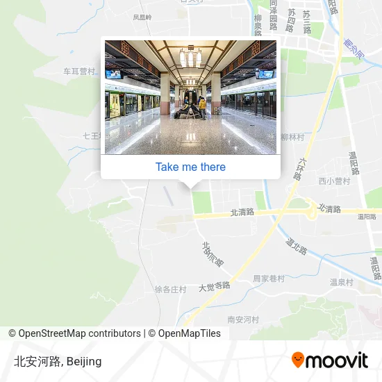 北安河路 map