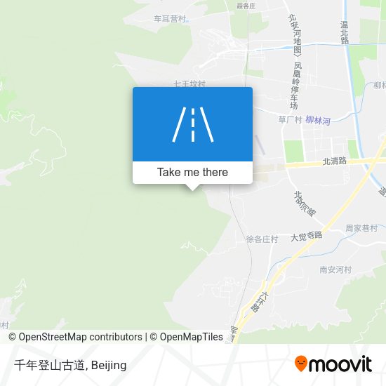 千年登山古道 map