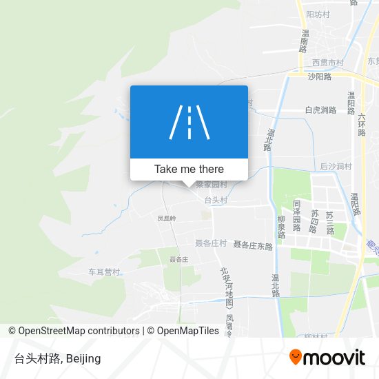 台头村路 map