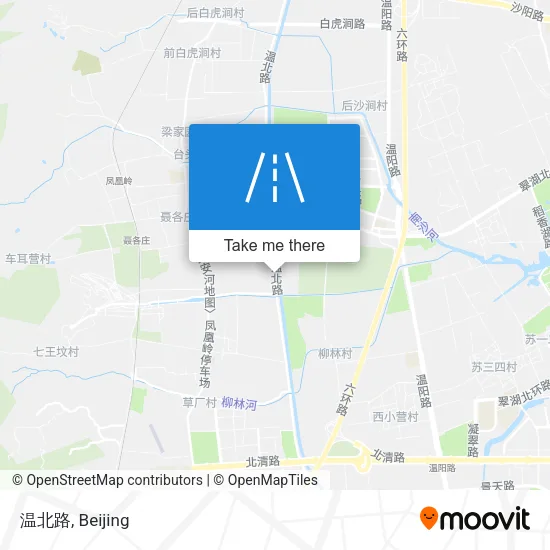 温北路 map