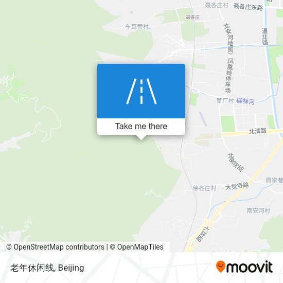 老年休闲线 map