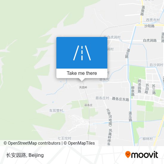 长安园路 map