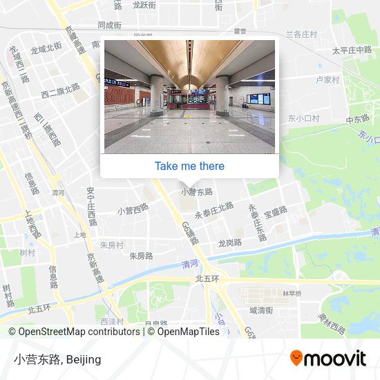 小营东路 map