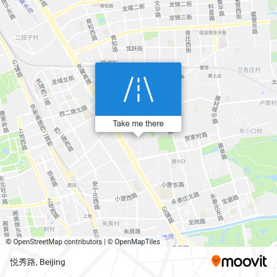 悦秀路 map