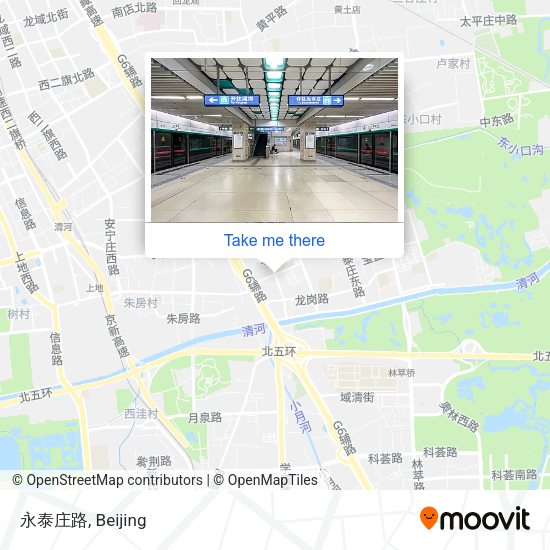 永泰庄路 map