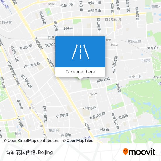 育新花园西路 map