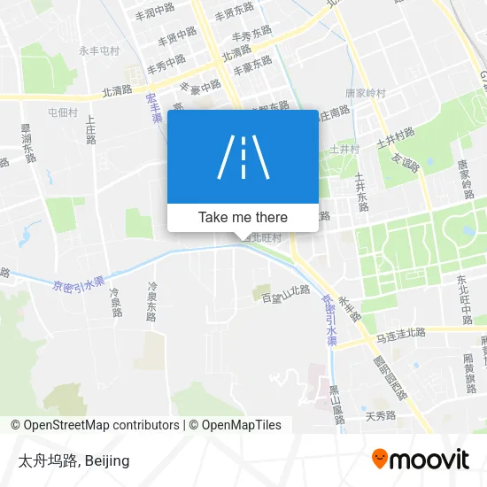 太舟坞路 map