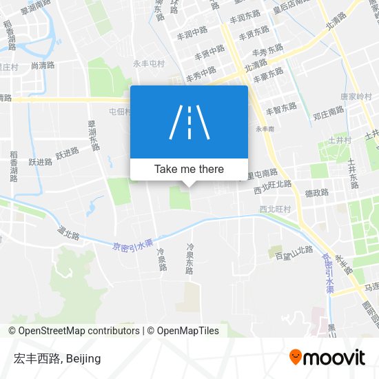 宏丰西路 map