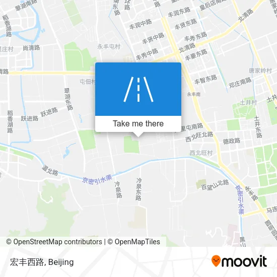 宏丰西路 map
