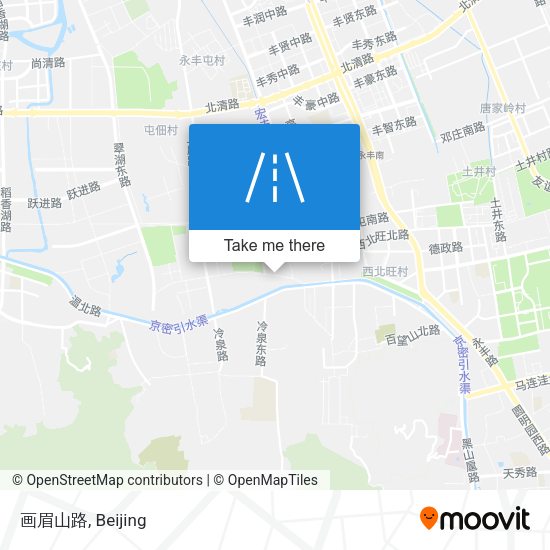 画眉山路 map