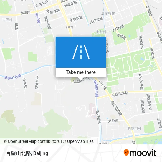 百望山北路 map