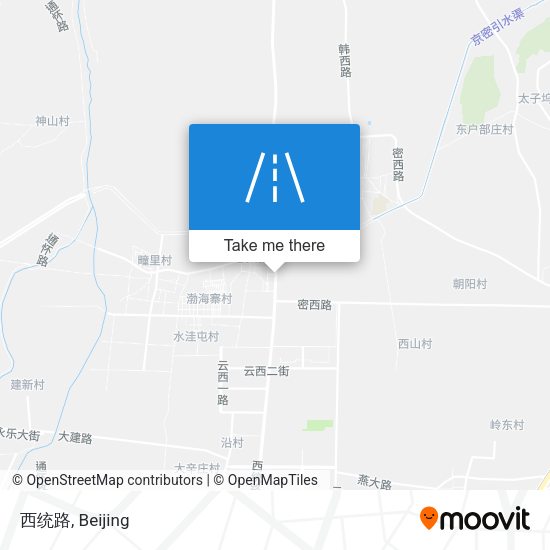 西统路 map
