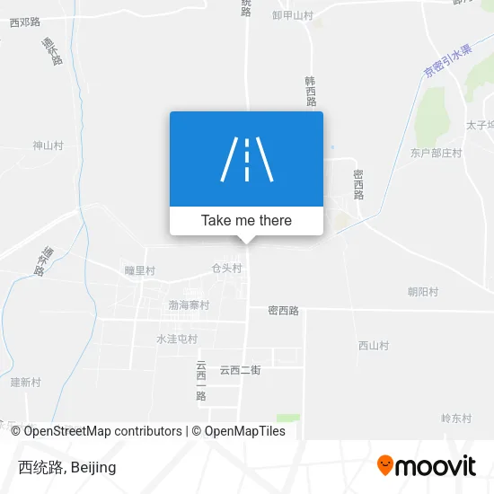 西统路 map