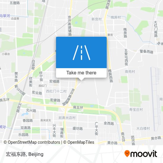 宏福东路 map