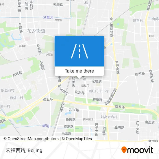 宏福西路 map