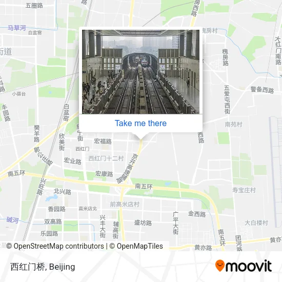 西红门桥 map