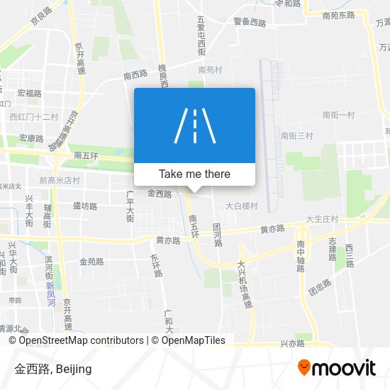 金西路 map
